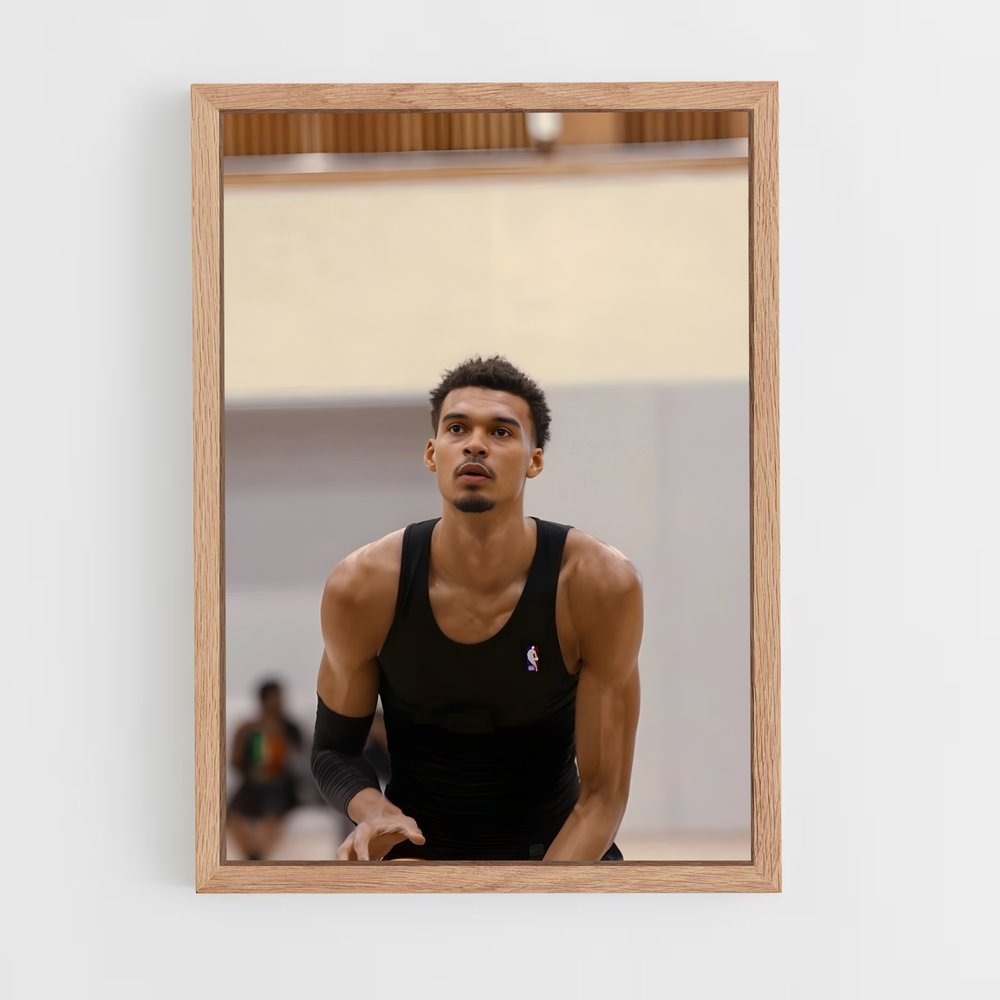 Poster Victor wembanyama montante – affiche Basketball (vue 4)